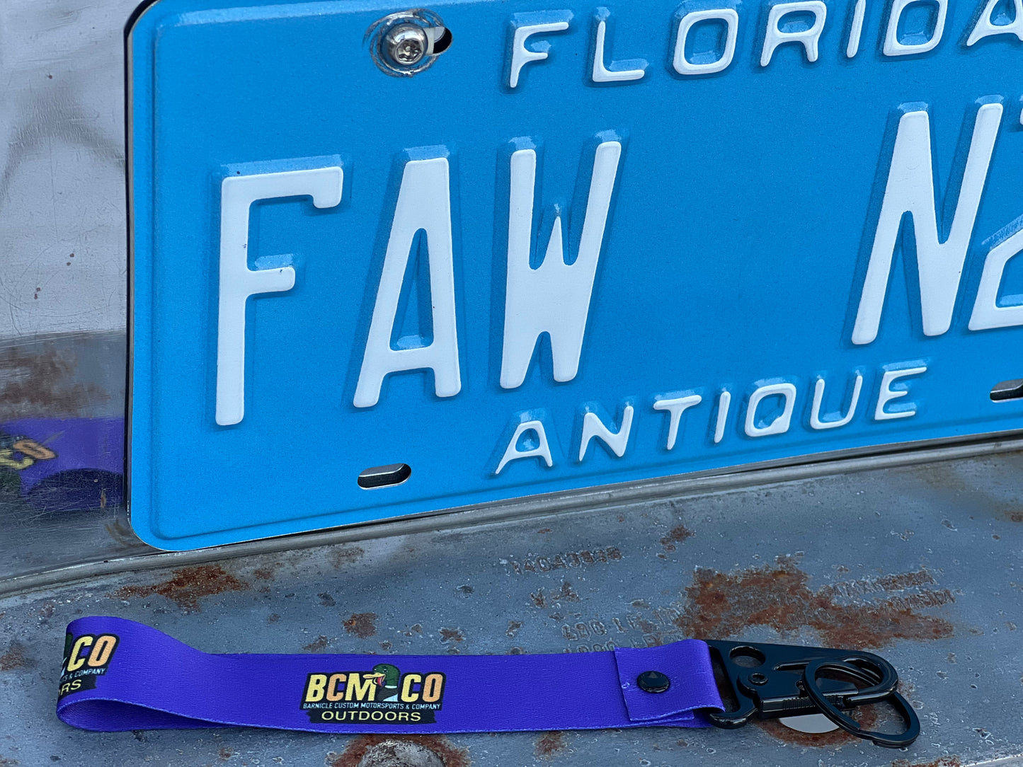 Purple BCM Duck Lanyard
