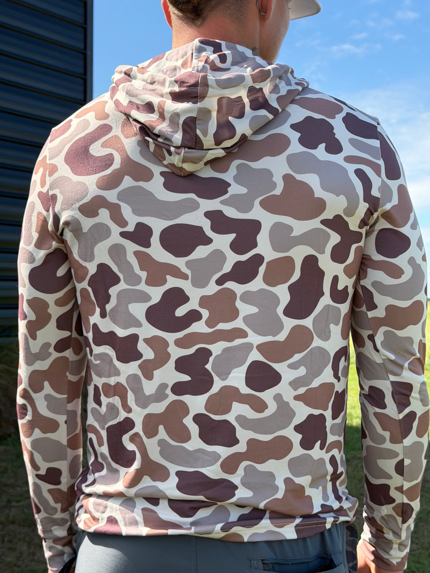 BCM&CO. Performance Pullover Hoodie (Wetlands Duck Camo)