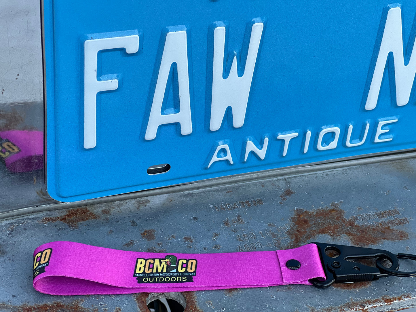Pink BCM Duck Lanyard