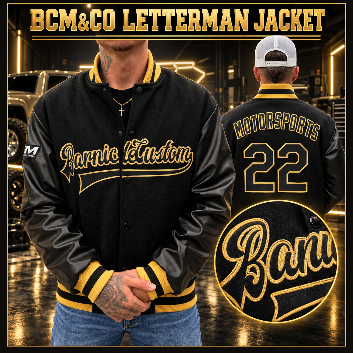 BCM&Co Letterman Jacket