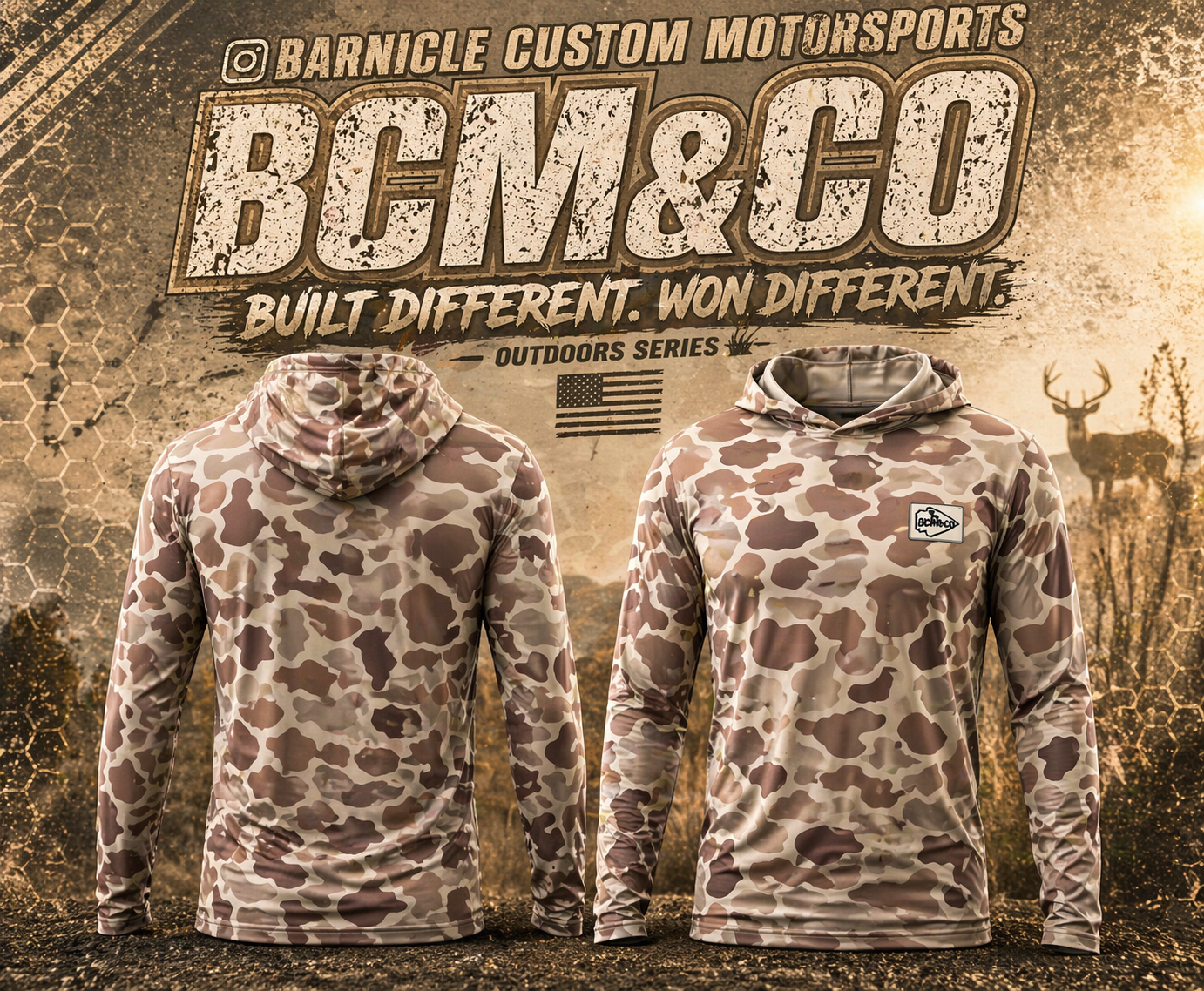 BCM&CO. Performance Pullover Hoodie (Wetlands Duck Camo) + 25,000🎟️’s