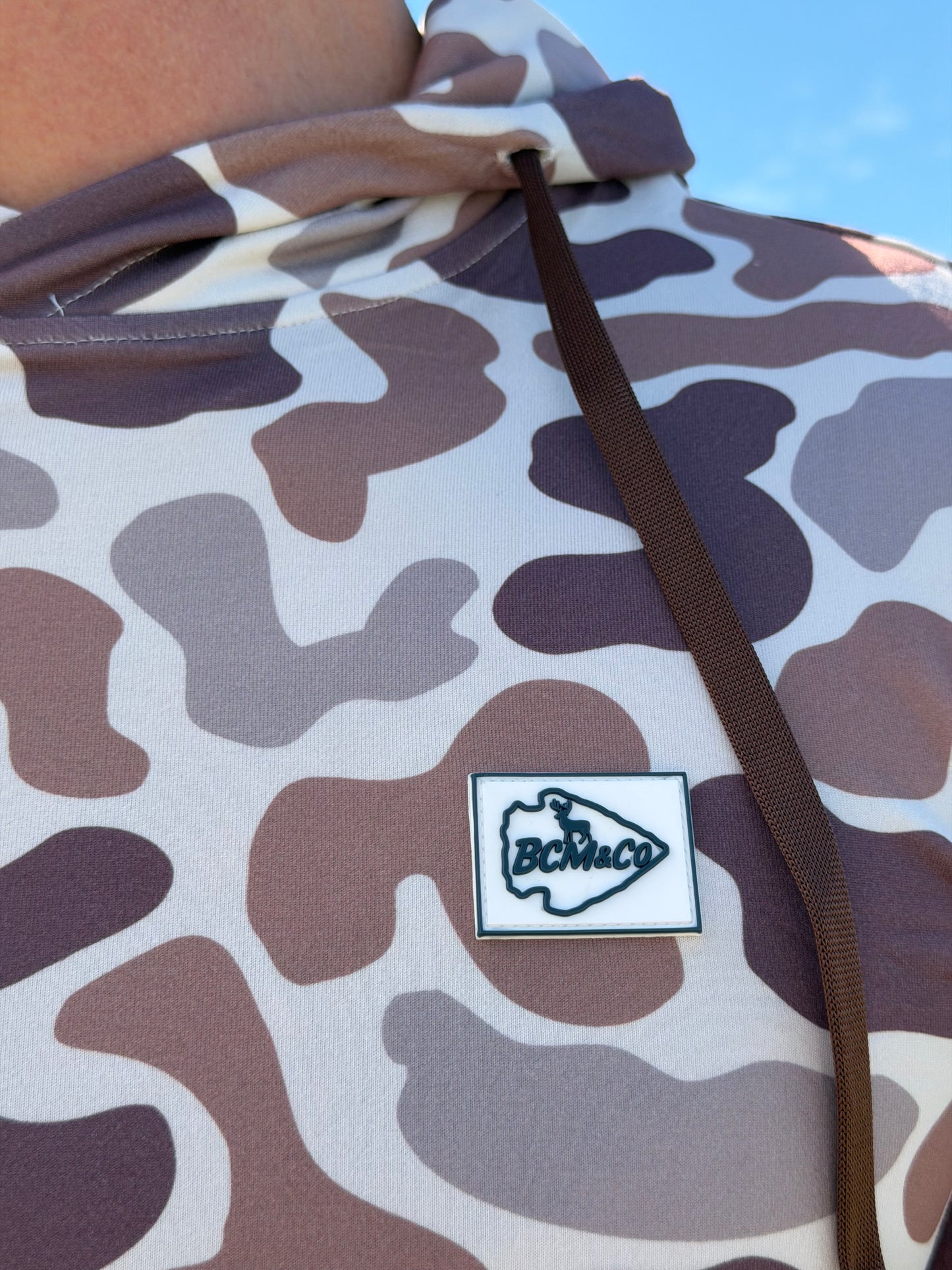 BCM&CO. Performance Pullover Hoodie (Wetlands Duck Camo)