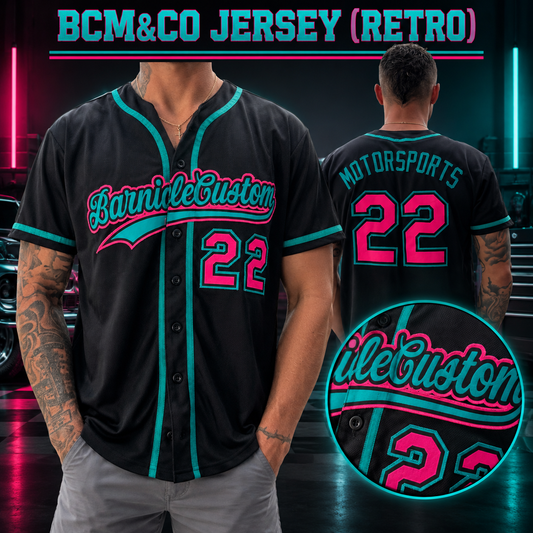 BCM&CO Embroidered Retro Jersey