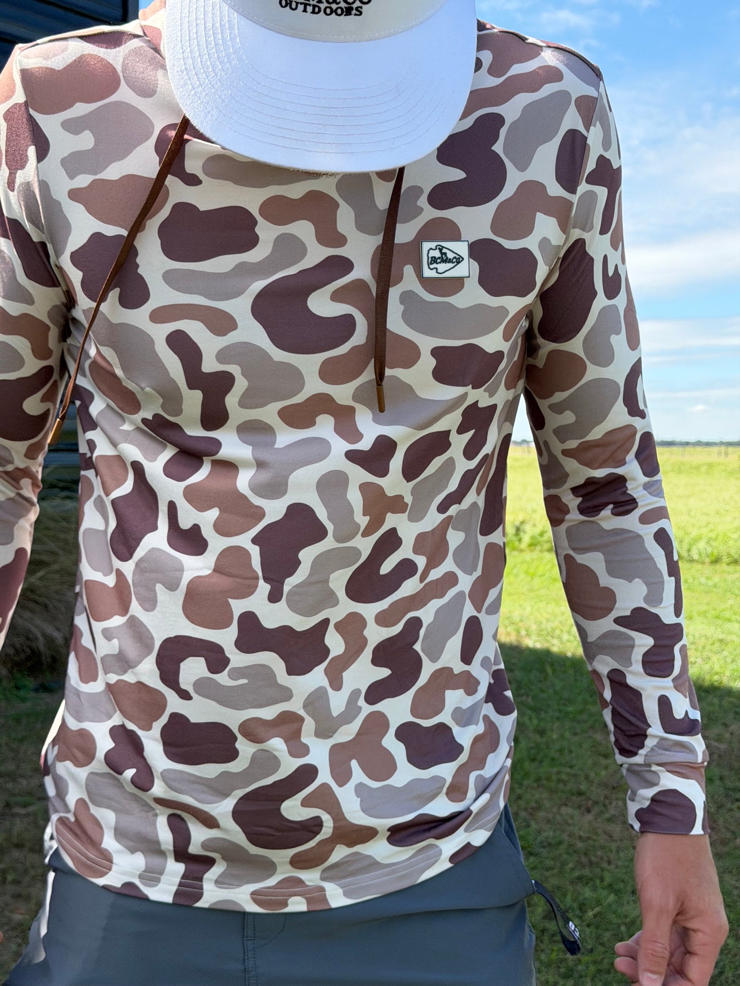 BCM&CO. Performance Pullover Hoodie (Wetlands Duck Camo)