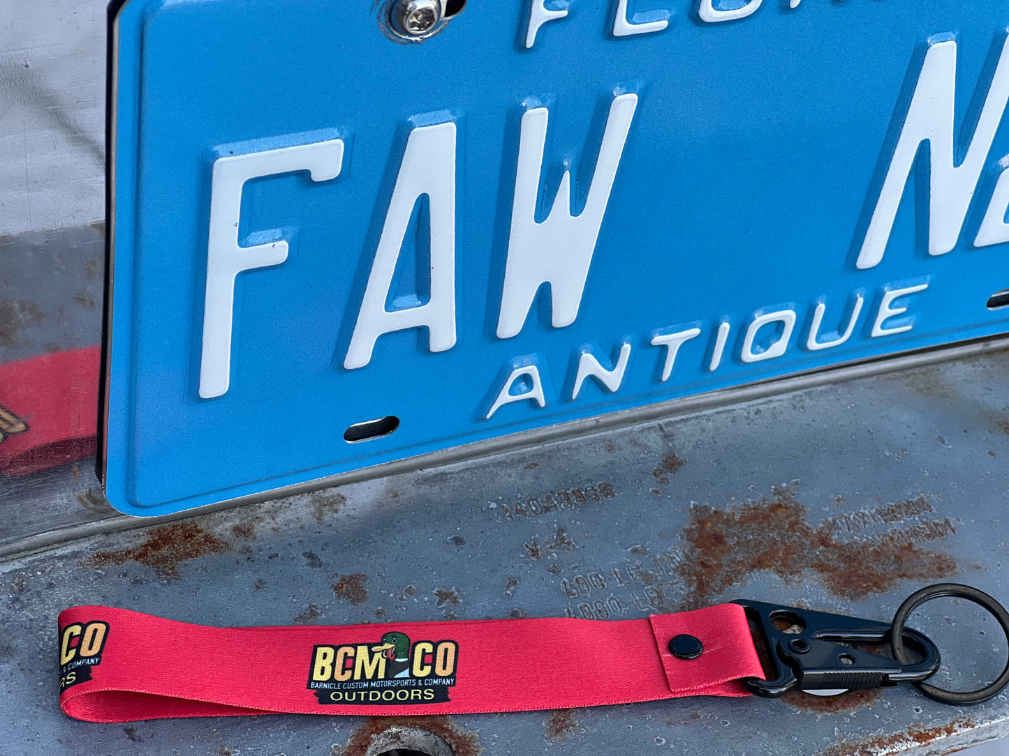 Red BCM Duck Lanyard