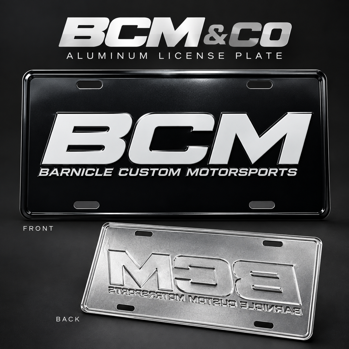 BCM&CO Aluminum License Plate