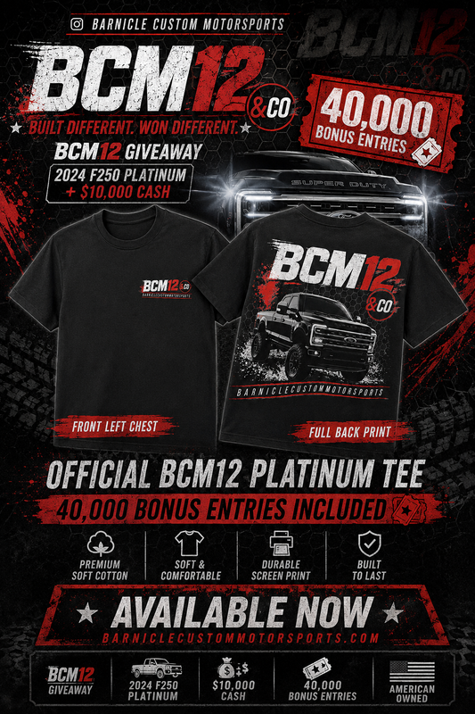BCM12 Platinum Tee + 40,000 🎟️’s