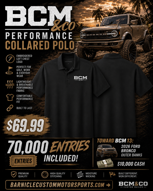 BCM&CO Performance Collared Polo