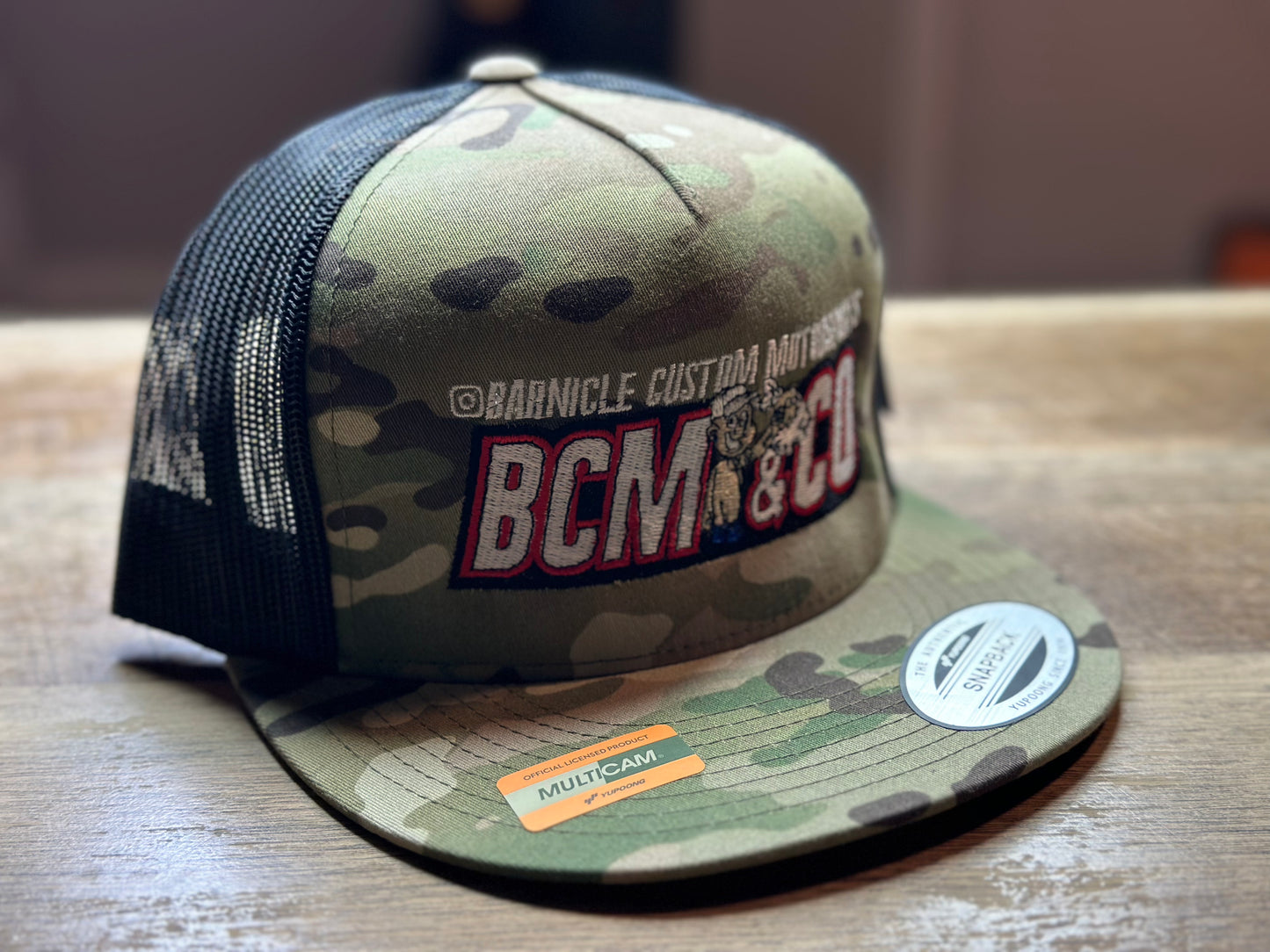 Multi Camo BCM & CO. Hat – BarnicleCustomMotorsports